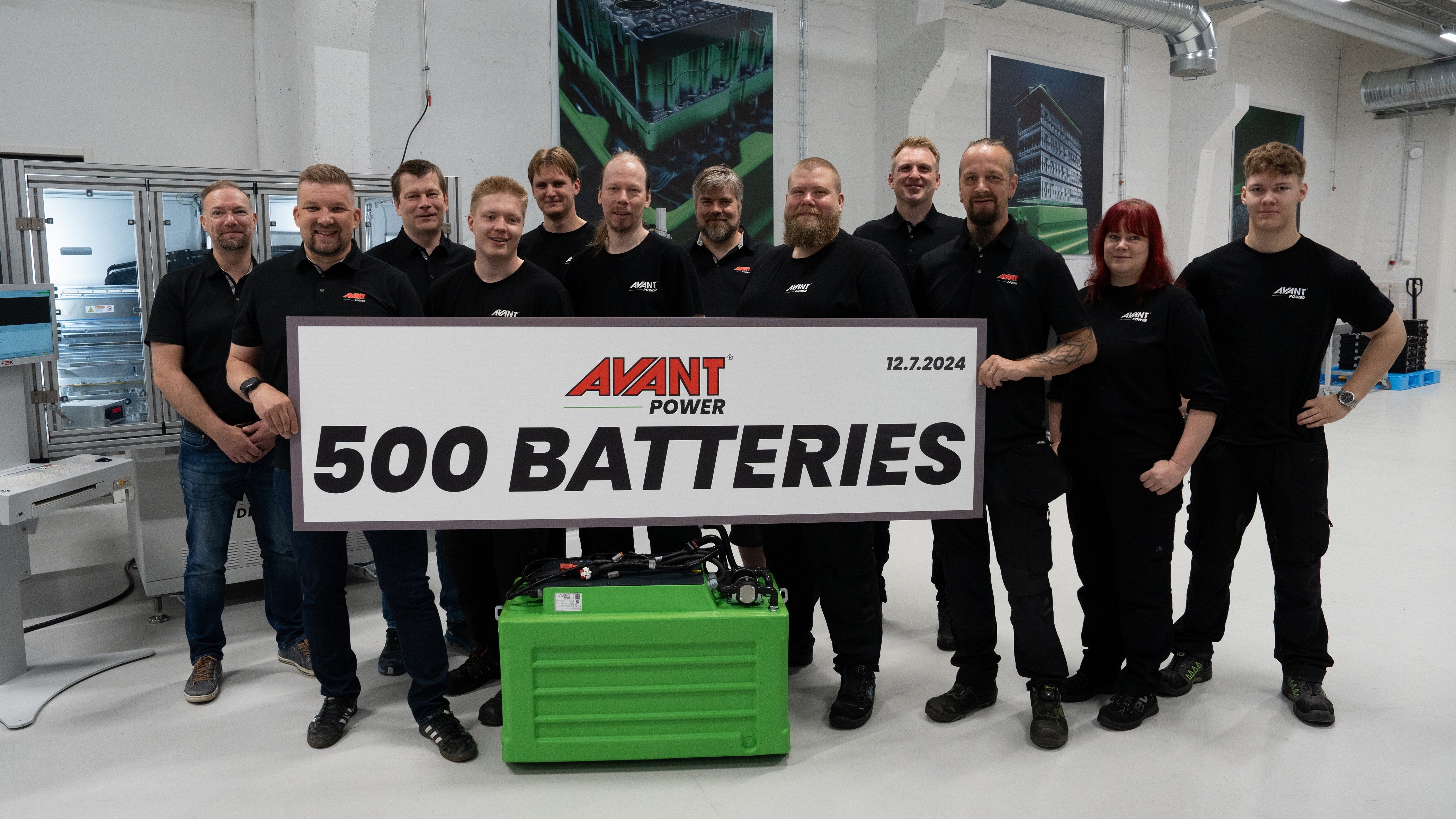 Avant Power battery factory in full swing – 500 electric loader batteries in under 6 months