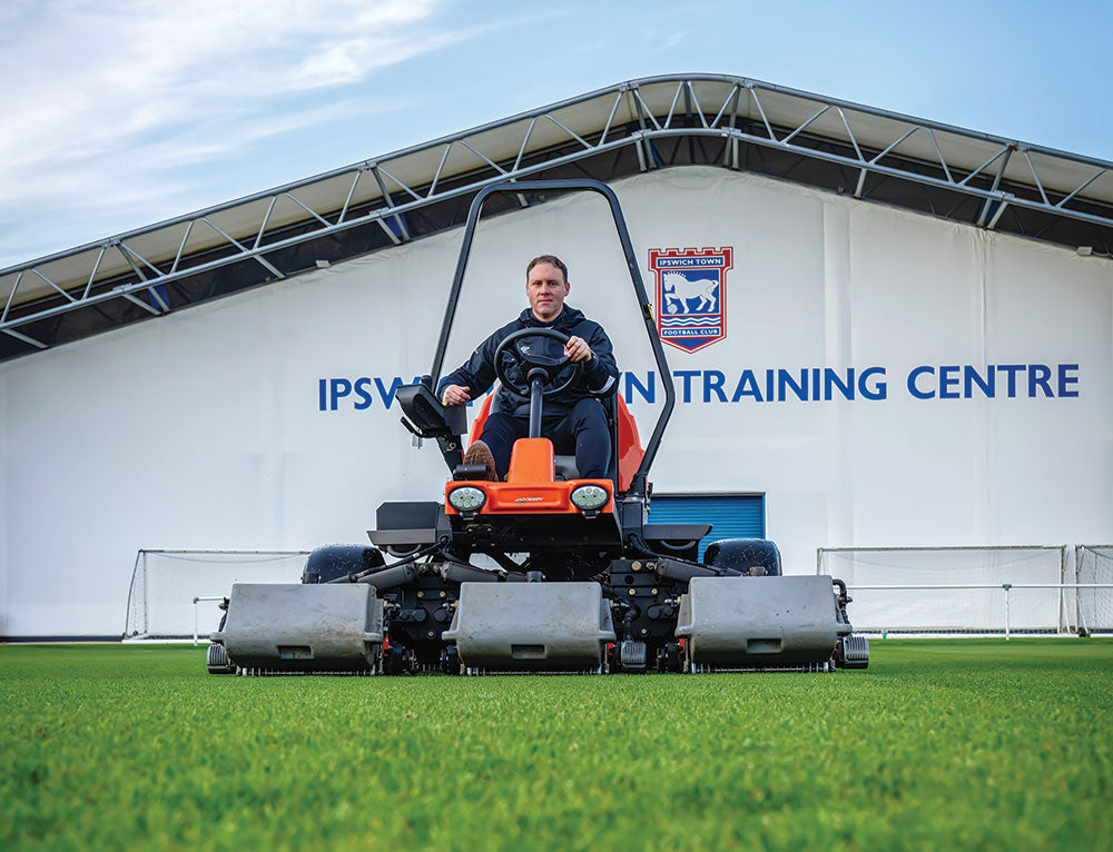 World first emissions free grounds department at Ipswich Town Football Club