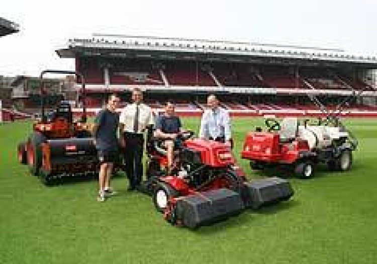 Arsenal make big cut in mowing time with new Toro Ride-on