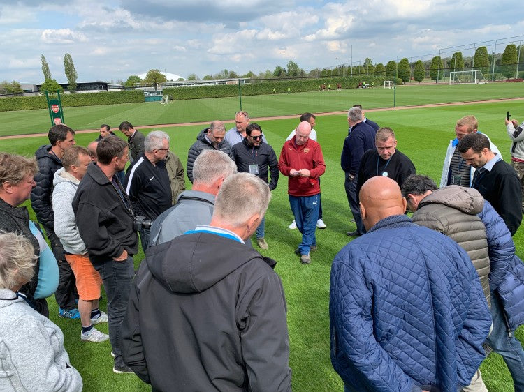 Campey Visit With GAD (Groundmen Association Of Denmark To Arsenal Training Grounds