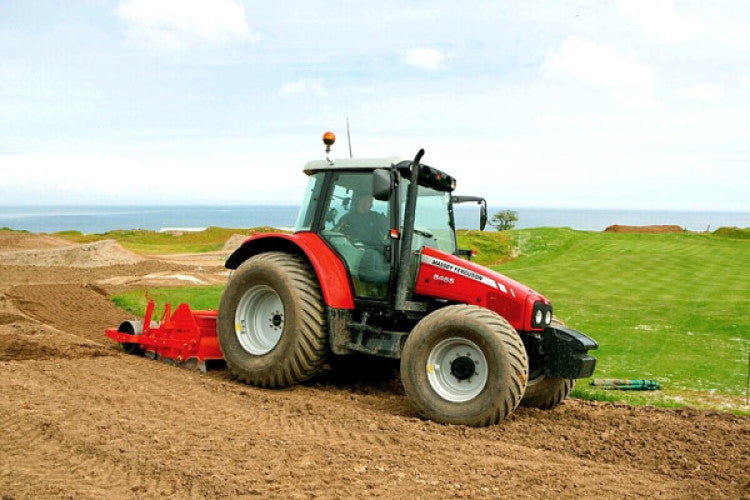 Massey Ferguson Tractor on course at St Andrews