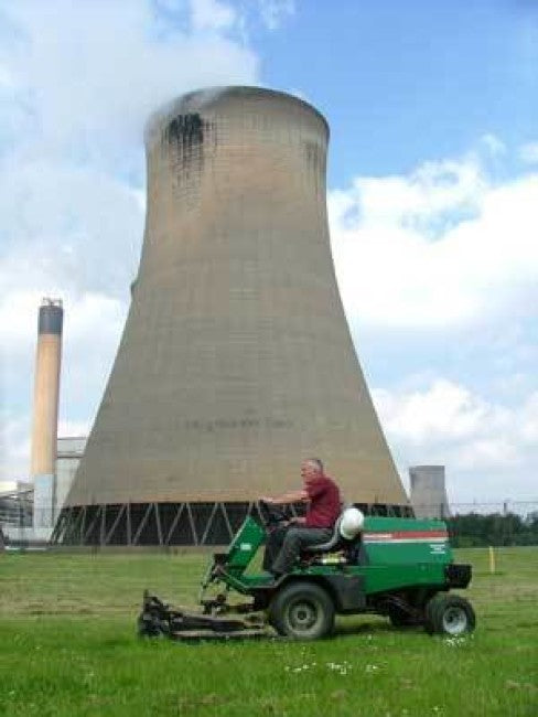 Ransomes rotary maintains Europe's largest power station.