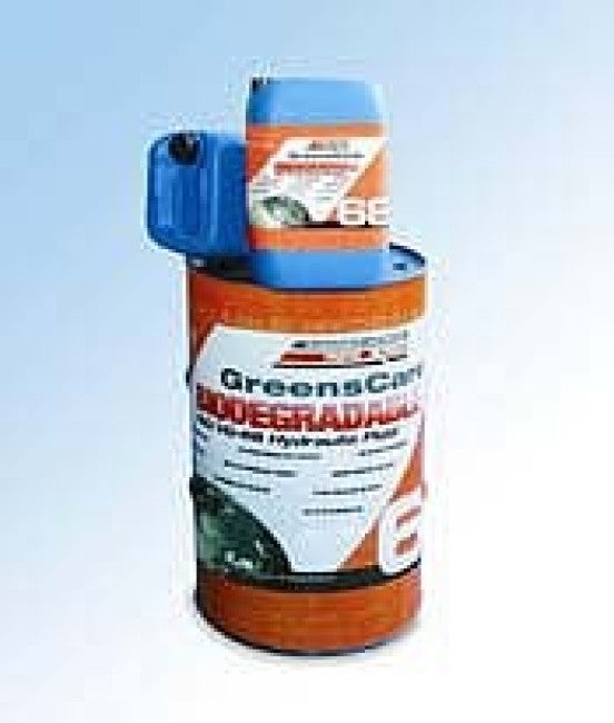 Greens care biodegradable oil from Ransomes Jacobsen