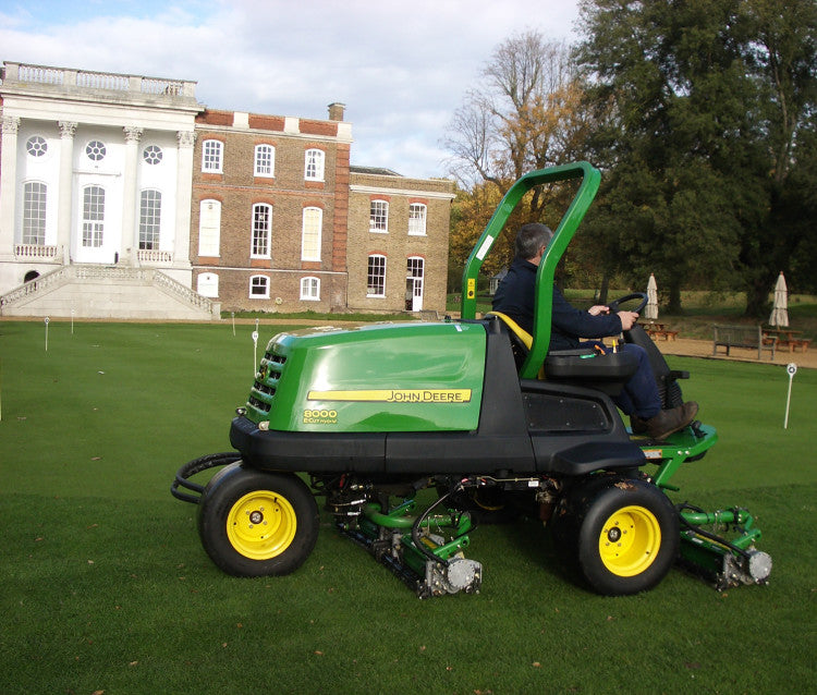 John Deere 8000E mower at The Richmond