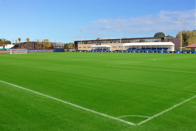 MJ Abbott complete SIS pitches at Chelsea FC training grounds