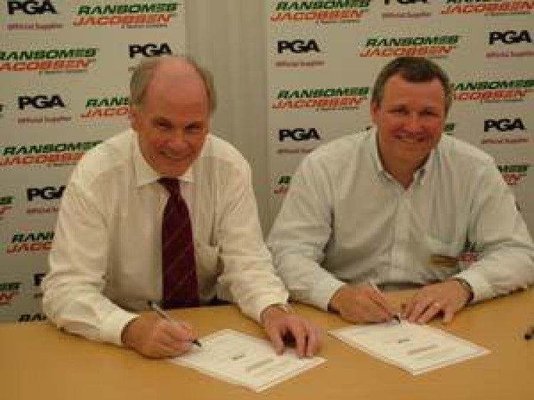 PGA and Ransomes Jacobsen sign three year deal