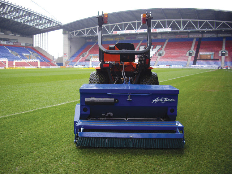 Raycam Aeraseeder at DW Stadium, Wigan,