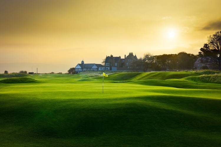 Royal Dornoch golf club data tag