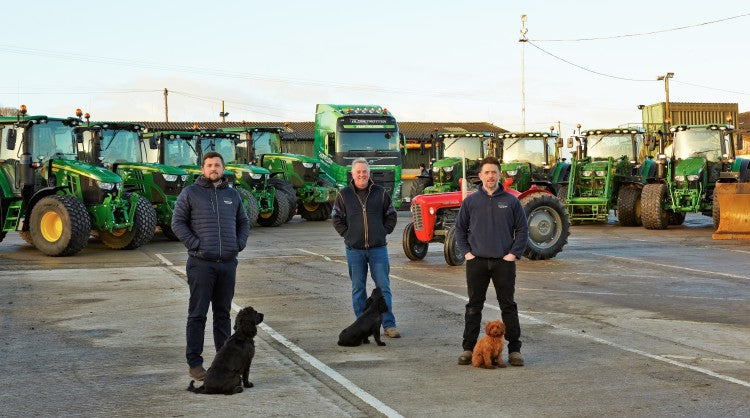 The Chappelow's l -r Ben, Alan and Edward with some of their kit.jpg