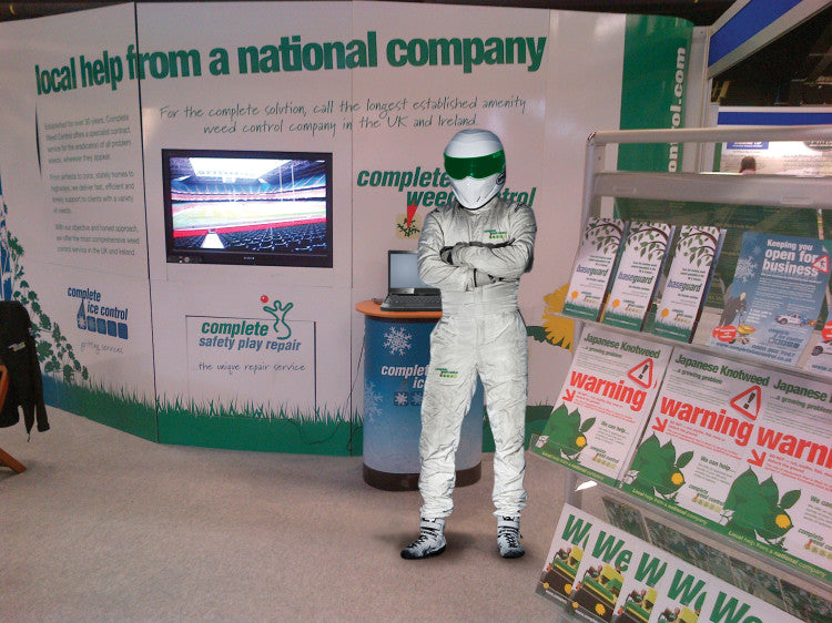 The CWC Stig on Harrogate Stand