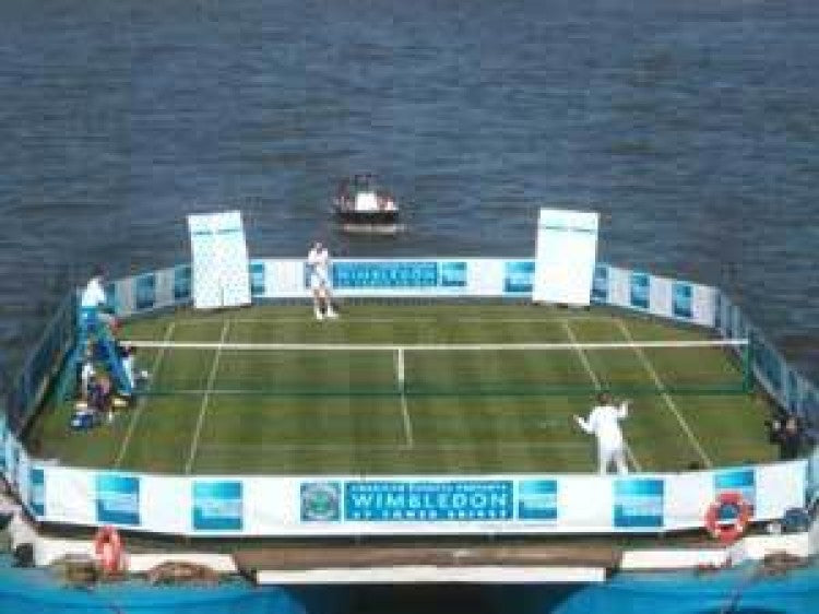 The Floating Tennis Court