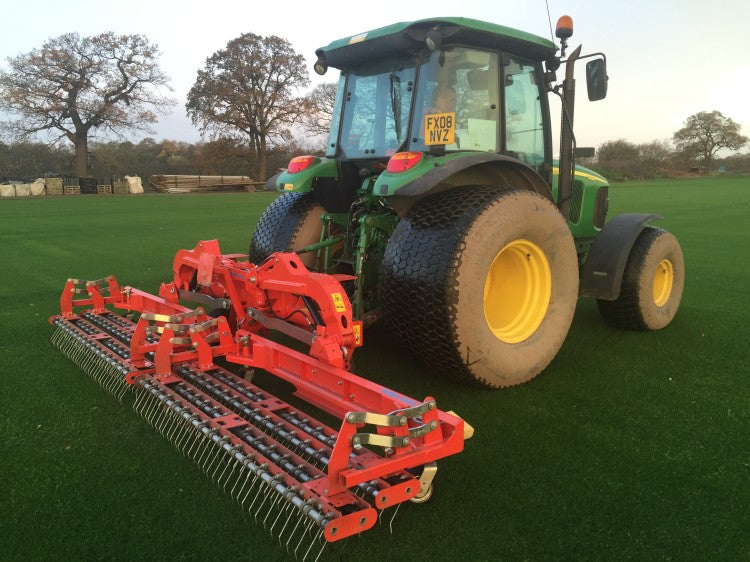 Wiedenmann extra wide 4.6m Terra Rake at Tillers Turf